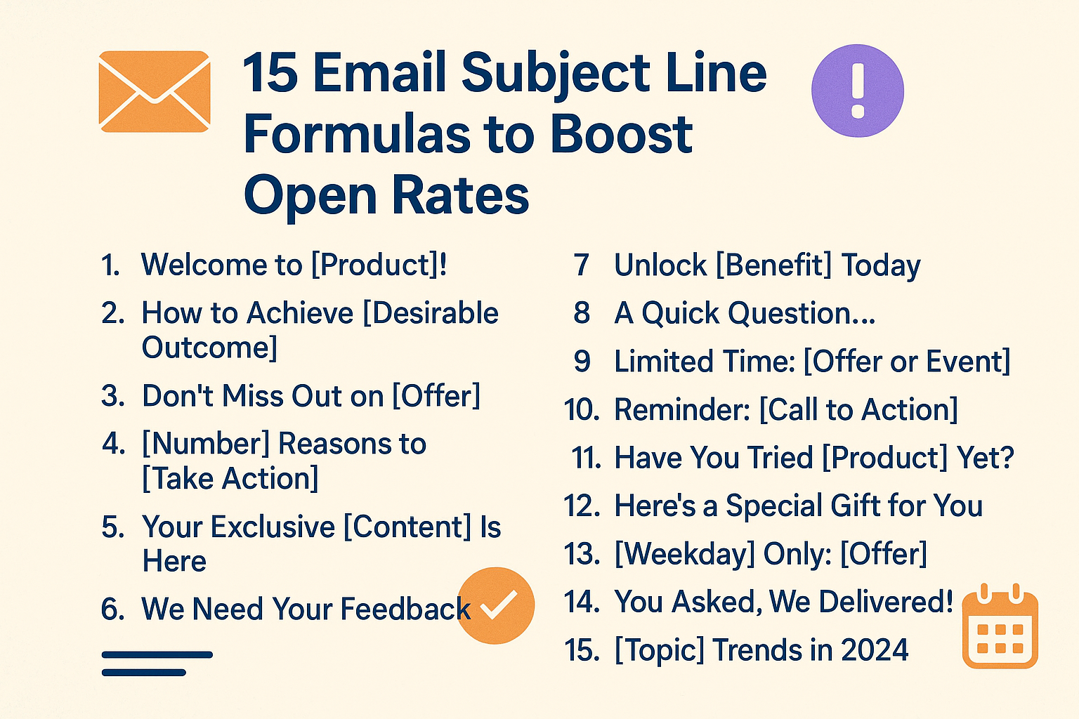15 Email Subject Line Formulas to Boost Open Rates (2026 Guide)