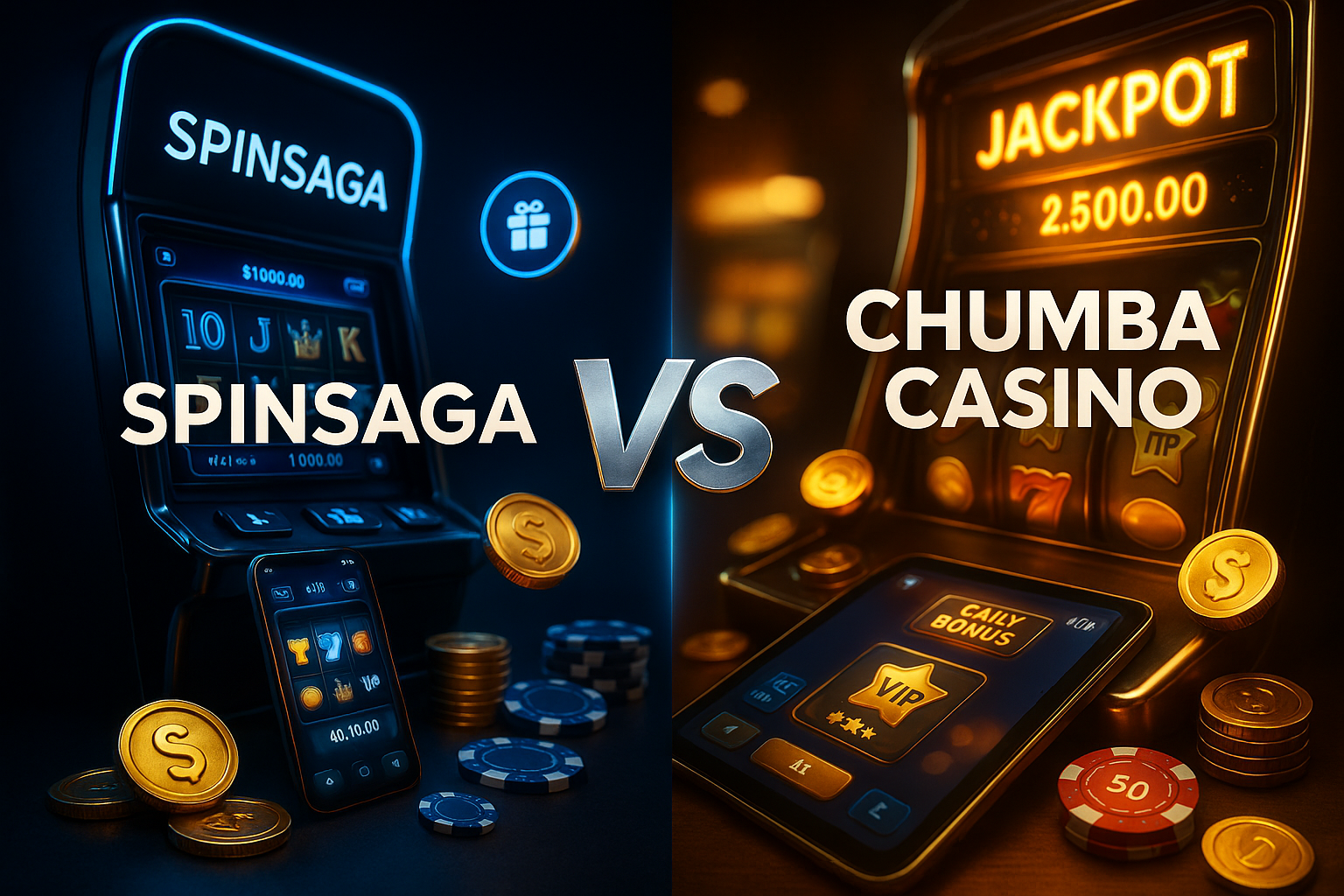 SpinSaga vs Chumba Casino – Features, Gameplay, Rewards, and Platform Experience