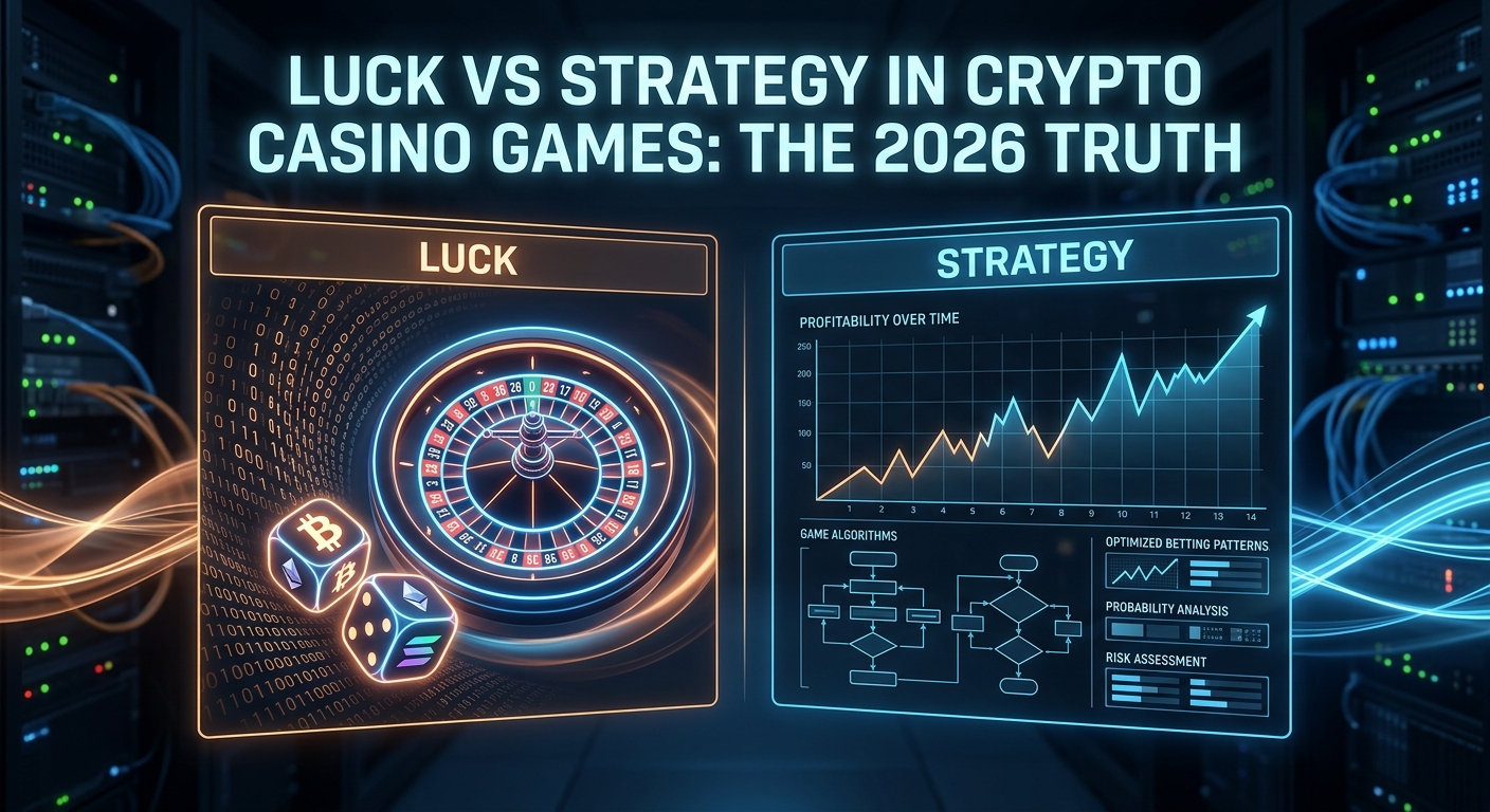 Luck vs Strategy in Crypto Casino Games: The 2026 Truth