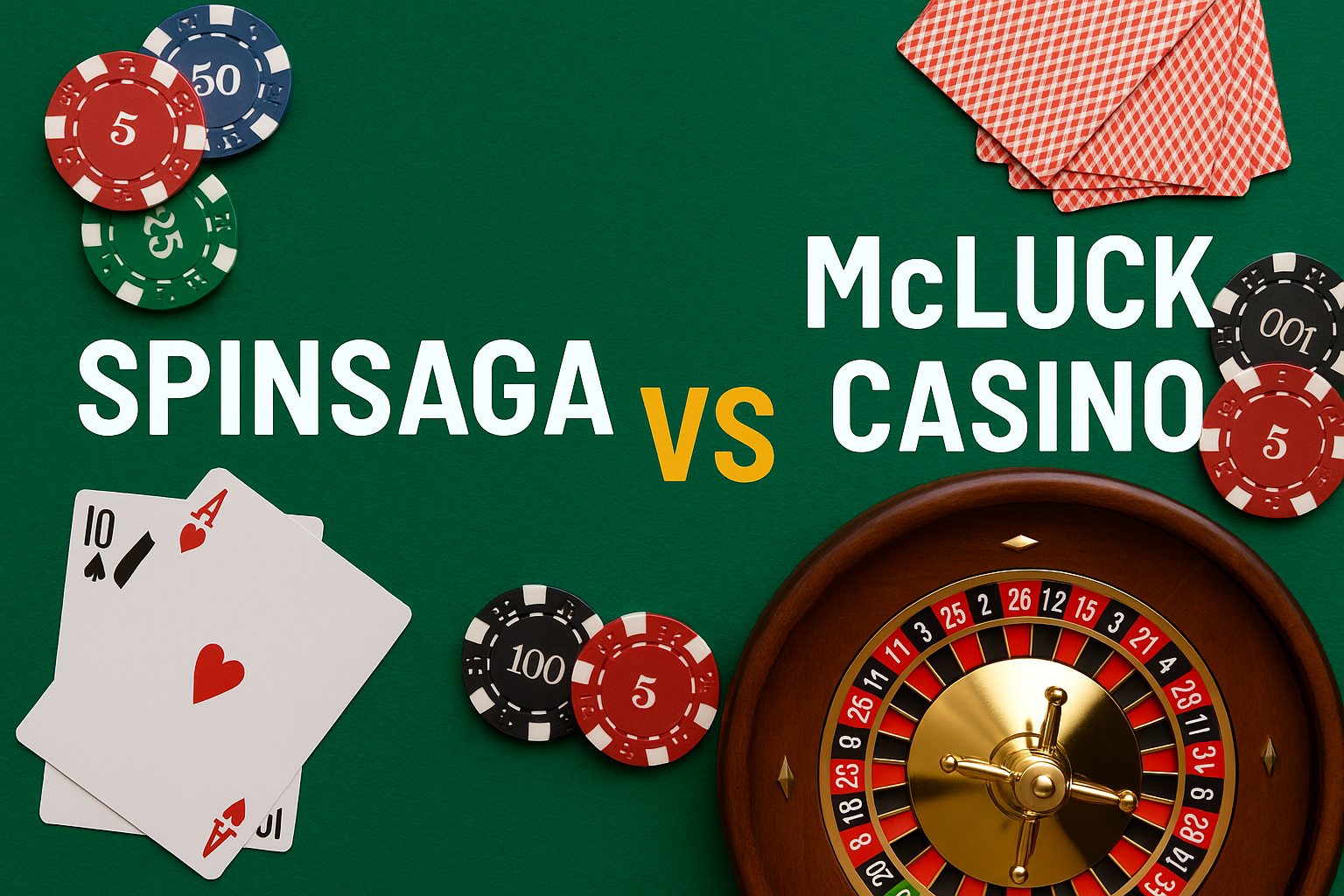 SpinSaga vs McLuck Casino – Features, Games & Comparison