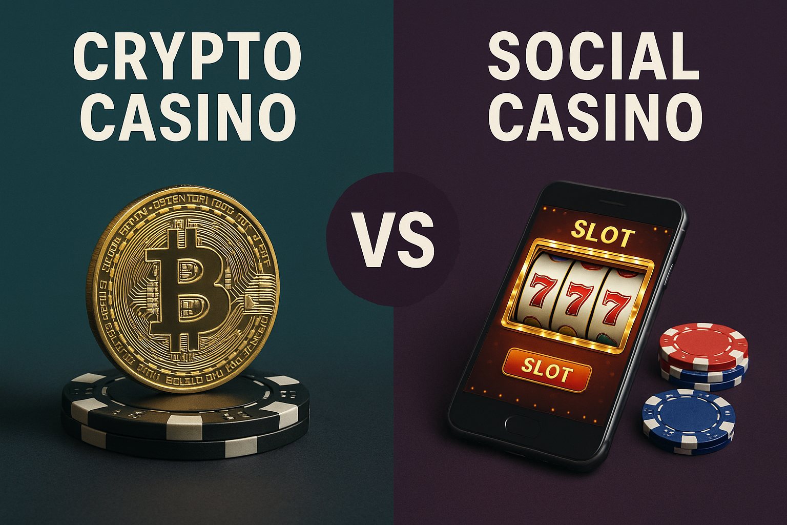 Social Casino vs Crypto Casino : Which Gaming Experience Is Right for You?